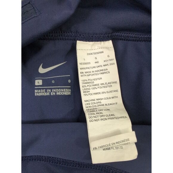 Nike Swim Skirt Attached Brief Womens‎ L Blue Bottoms Boardskirt - Picture 6 of 8